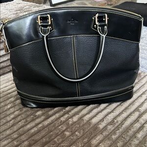 Louis Vuitton Black Purse with Yellow Accents